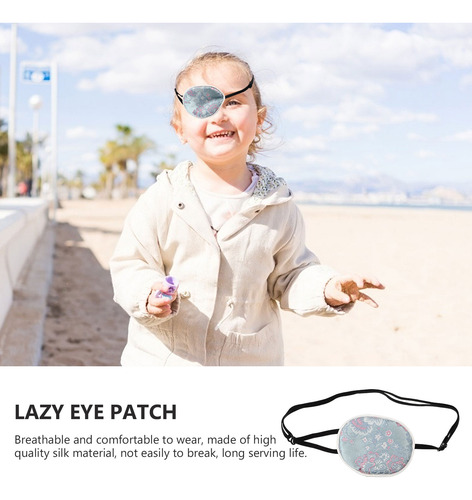 Funda Elástica De Seda Para Ojos Perezosos Con Parche Ajusta
