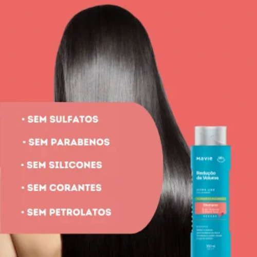 Shampoo E Condicionador Ultra Liss Mavie Liso Extremo 350ml