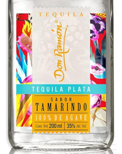 Pack De 4 Tequila Don Ramón Tamarindo 200 Ml
