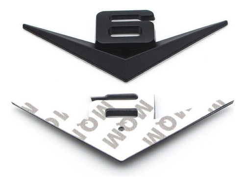 Emblema De Metal Con Motor V6 V6, Emblema V6, Maletero, Puer