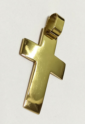 Colgante Dije Crucifijo Grande Oro 18k Macizo Sellado Divino