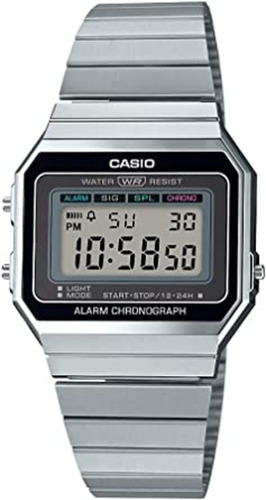 Casio Reloj De Cuarzo Plateado Clásica A700w-1acf