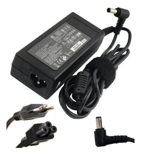 Fonte Carregador Notebook Positivo Sim+ 19v 3,42a 65w Preto