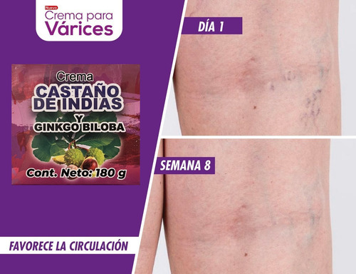 1 Crema Para Las Varices De Castaño De Indias Y Ginkgobiloba Neutra