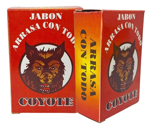 Jabón Arrasa Todo Coyote Limpieza Espiritual Y Aura / 2 Pzs