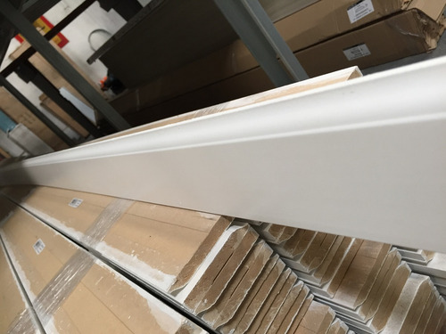 Zocalo Madera Mdf Blanco Piso Flotante-cerámica Oferta!!!
