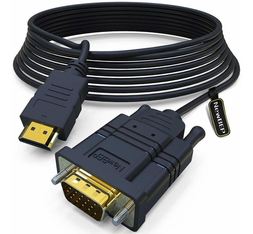 Newbep Hdmi A Vga Adaptador Cable 3mt/3m Gold-plated 1080p H