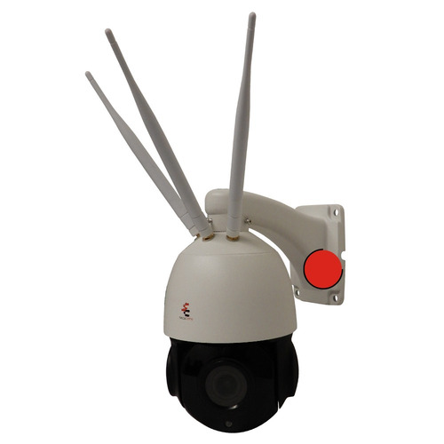 Cámara 4g Cctv Ip Ptz Video Hd 1080p 2 Mp Ranura Sd Zoom 4x Color Blanco