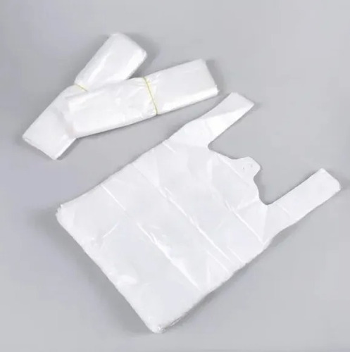Imagen 8 de 10 de Bolsas Plásticas Tipo Camiseta - 50x60 - 100 Unidades.