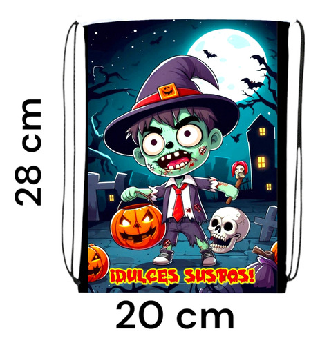 Morralito Dulcero Temática Día De Muertos 30 P