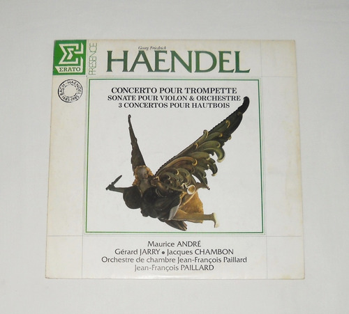 André Chambon Jarry Paillard Haendel Concertos Sonate Lp