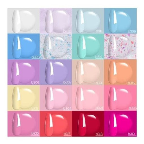 Kit De Esmalte De Uñas Con Base De Gel Y Capa Superior