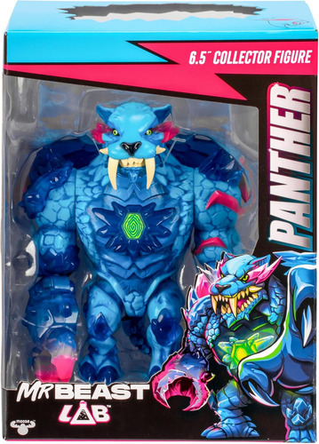 Mrbeast Lab Panther Figura De Colección 16.5cm