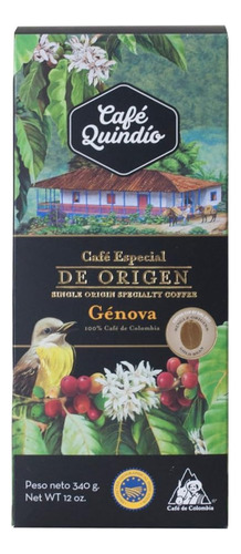 Genova Specialty Origin Coffee 340 G / 12 Oz / 0.8 Libras, C