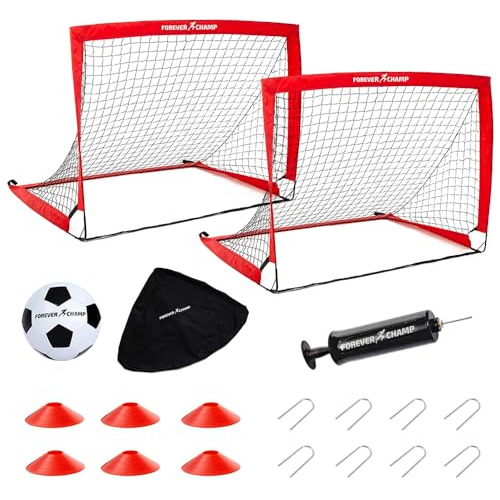 Forever Champ Kids Soccer Goals For Backyard - Incluye Dos R