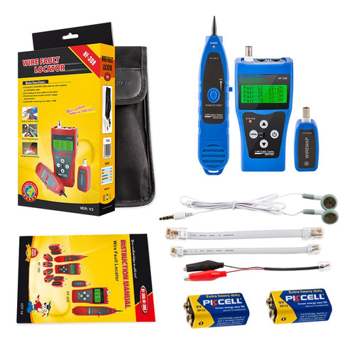 Red Ethernet Lan Tester Tracker Teléfono 5e 6e Rj45 11