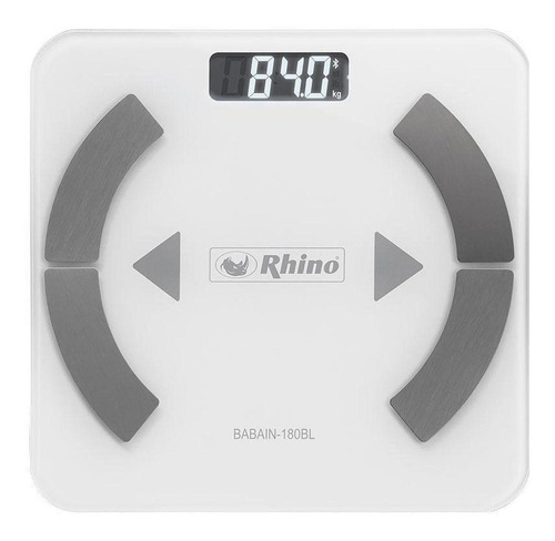 Báscula digital Rhino BABAIN-180 blanca, hasta 180 kg