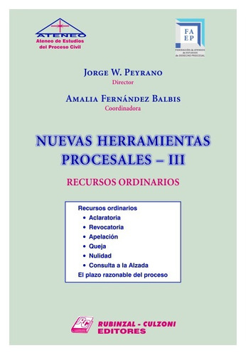 Nuevas Herramientas Procesales T 3 Peyrano