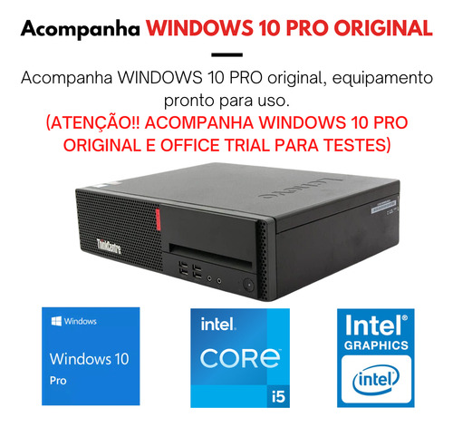Computador I5 Ssd 256gb Barato Pdv Escritrio Comercio Casa (Recondicionado)
