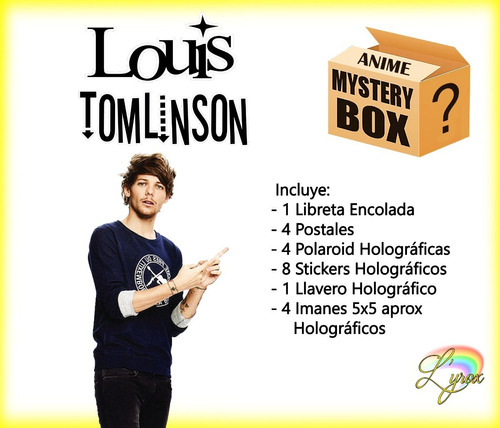 Louis Tomilson Caja Misteriosa Mystery Box One Direction 