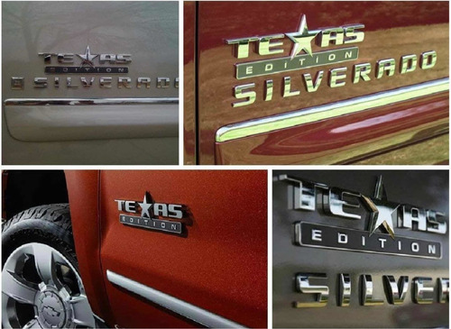 Emblema Texas Edition Para Silverado Gm Nueva Americana
