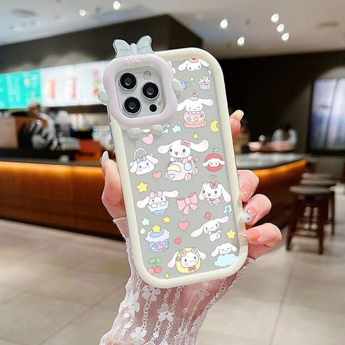 Funda De Teléfono Sanrio Kuromi De Hello Kitty Para iPhone 1