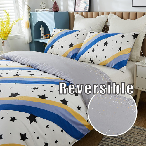 Brandream Juego De Cama Tamaño Queen De Algodón Con Diseño D
