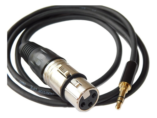 Imagen 1 de 2 de Cable Para Mic Rode Canon Hembra A Miniplug Xlr Profesional 