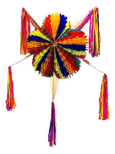 Piñata Plegable Artesanal Para Dulces - 4 Kg - Papel Picado