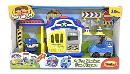 Estacion De Policia Set De Juego Winfun Luces Y Sonido