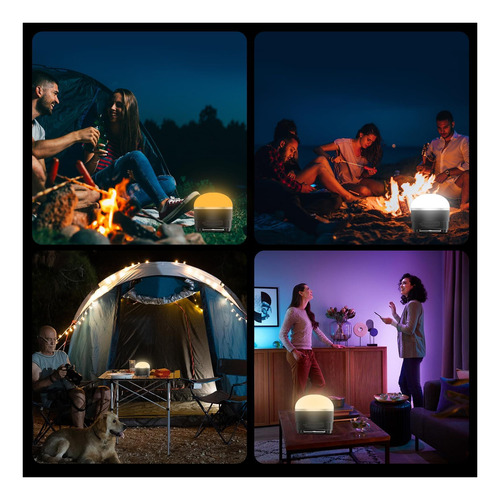 Linterna De Campamento Led Recargable 1000lm, Luz De Carpa 3