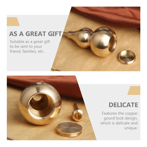 Decoración De Calabaza De Cobre, Elegante, Creativa, Artesan