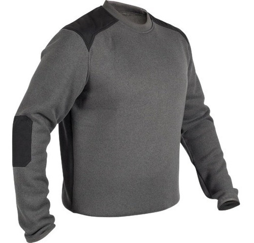 Jersey Trekking Polar Reforzado 500  Hombre Gris