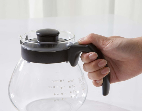 Imagen 3 de 6 de Hario Set Teco V60 / Servidor De Café / Dripper / Tcd-100b