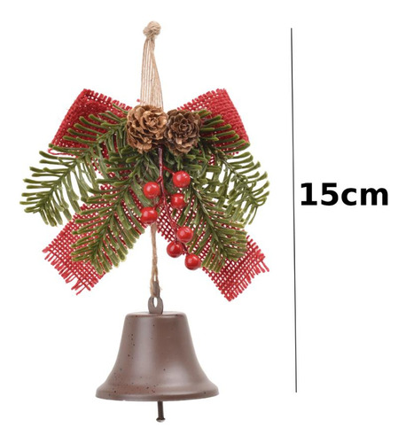 Enfeite De Pendurar Guizos Com Folhas E Frutos Mrf 15cm
