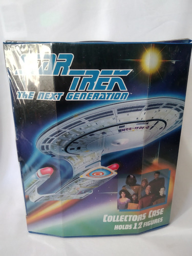 Case Coleccionador Con 12 Figuras Star Trek Playmate Vintage