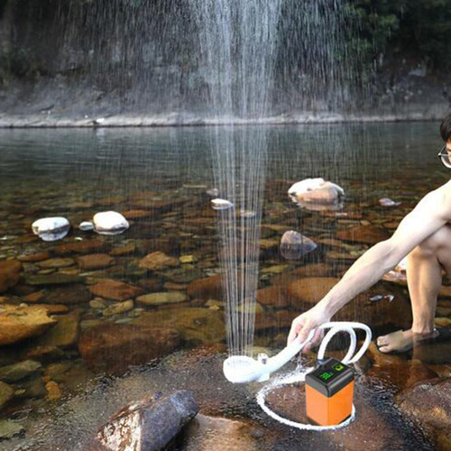 Ducha Eléctrica Para Exteriores, Ducha Portátil Naranja