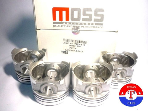 Juego De Piston Mitsubishi Lancer 1.3 Cb1 / Carburado