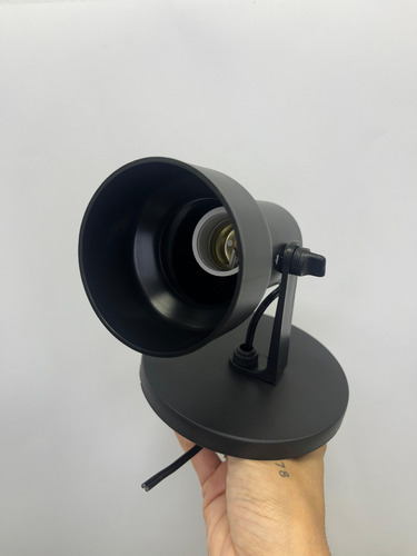 Kit 05 Spot Caneca Preto Led Bulbo Par20 1x E27 Opl