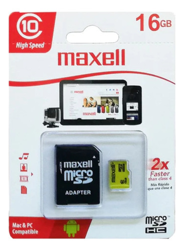 Memoria Micro Sd 16gb Maxell