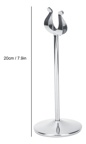 Soporte Para Tarjetas De Acero Inoxidable En Forma De U Con