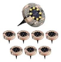 Comprar Paquete De 8 Luces Solares De Tierra  Ip68 Impermeable Luce