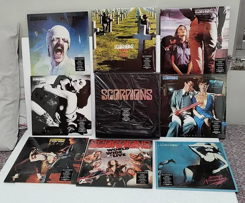 Scorpions 50th Anniversary Deluxe Editions 10lps+10cds(novo