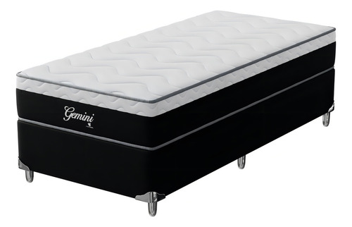 Cama Box Solteiro Montreal Molas Ensacadas Gemini Wt