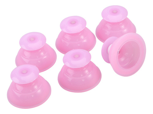 Juego De Vasos De Masaje Corporal De Silicona Rosa Con Vento