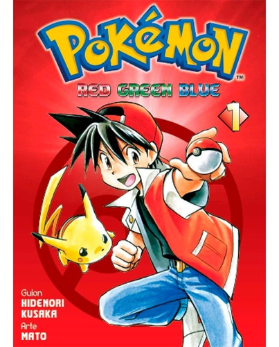 Manga Pokemon Red Green Blue Panini Tomos Gastovic Anime 