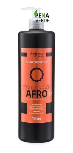 Condicionador Afro Profissional 1l Premisse Cabelos P/ Salão