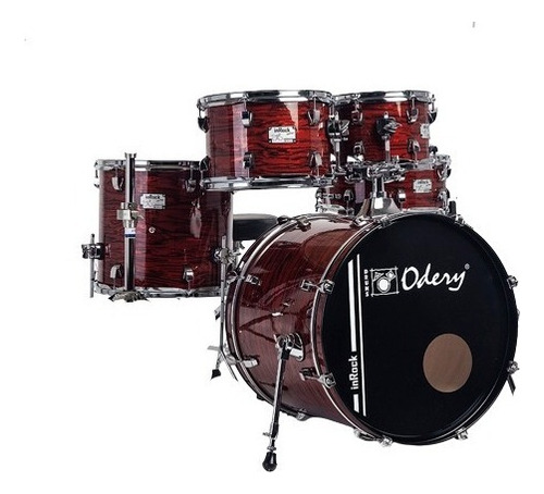 Shell Pack Bateria Acústica Odery Inrock Bloody Tiger 22