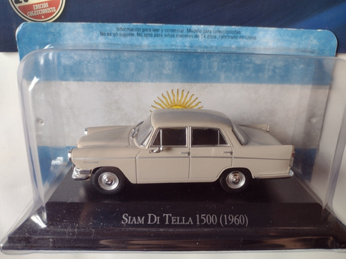 Auto De Colección Modelo Siam Di Tella 1960 + Fascículo 