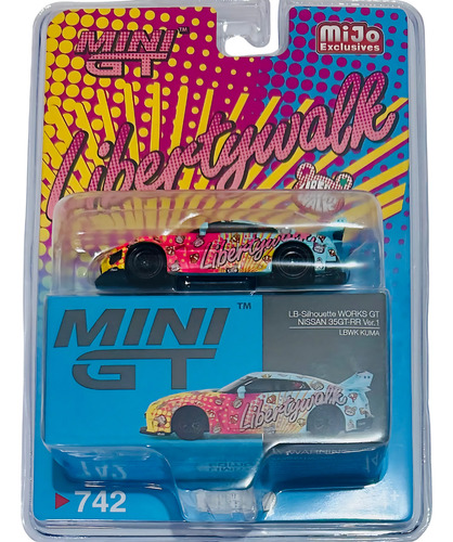 Mini GT - LB-Silhouette Works GT Nissan 35gt Rr V1 Lbw #742